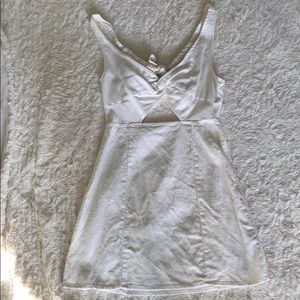 White Linen Dress